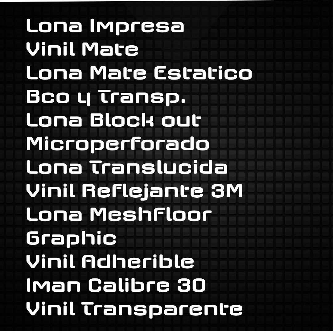 lona texto blanco
